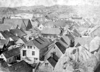 Dette er et av de eldste fotografier fra Skudeneshavn. Sannsynligvis tatt rundt 1860-årene.